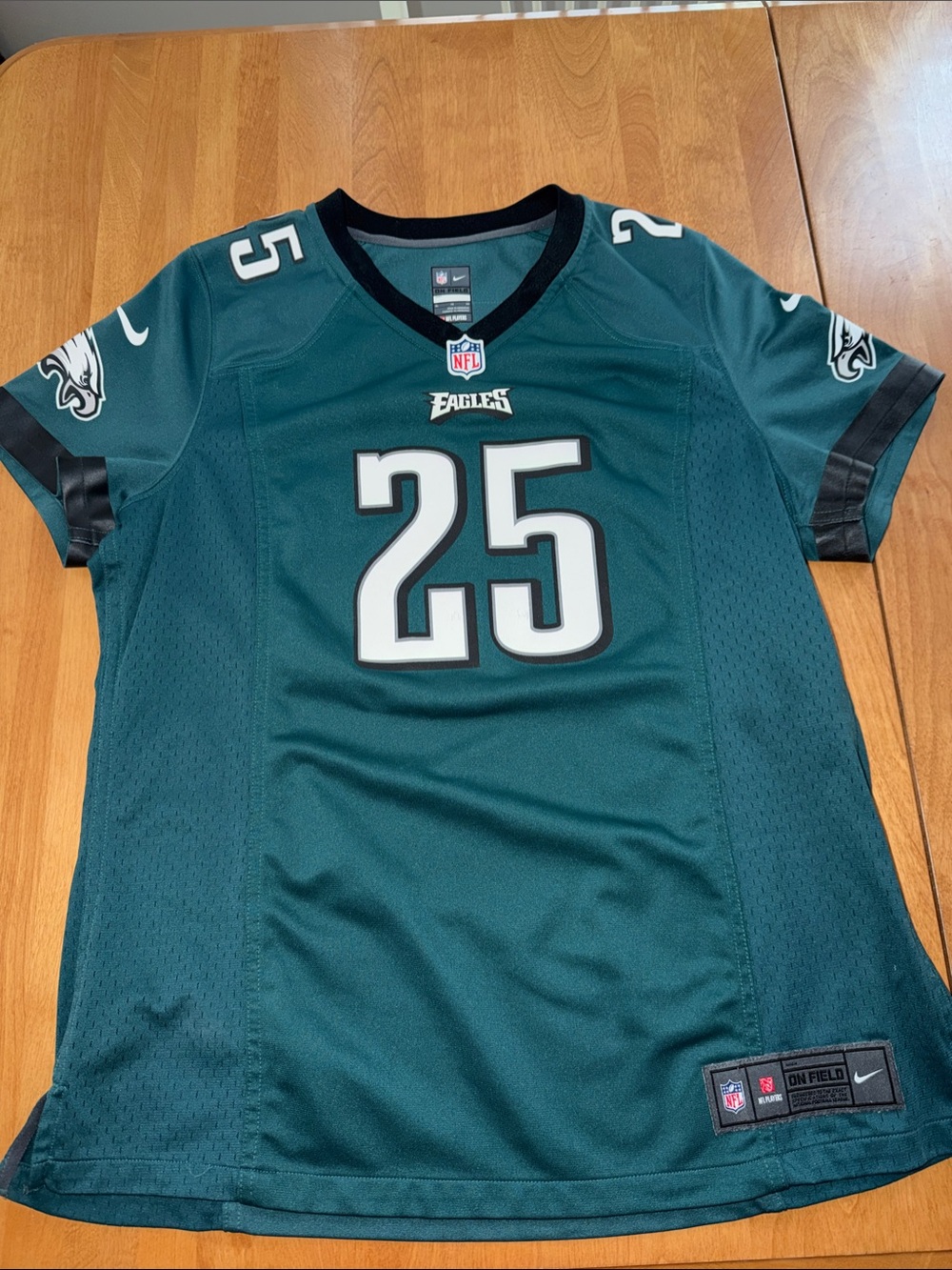 Nike Philadelphia Eagles #25 Jersey in Midnight Green and Black McCoy